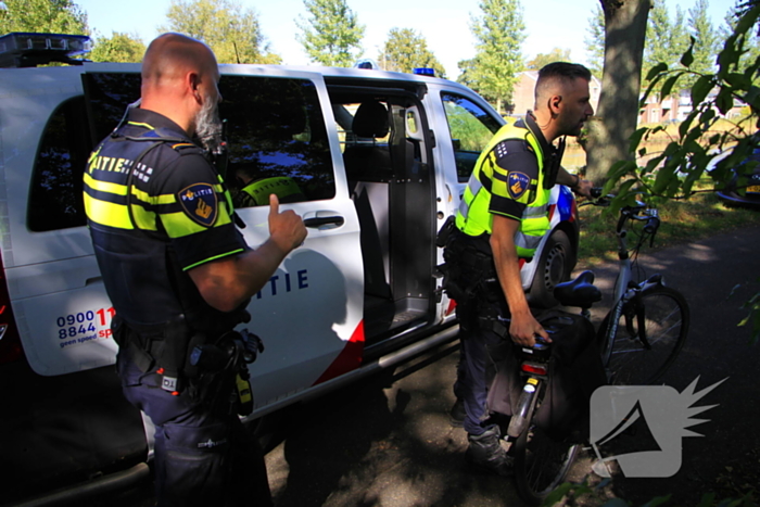 Fietser ten val bij ongeval