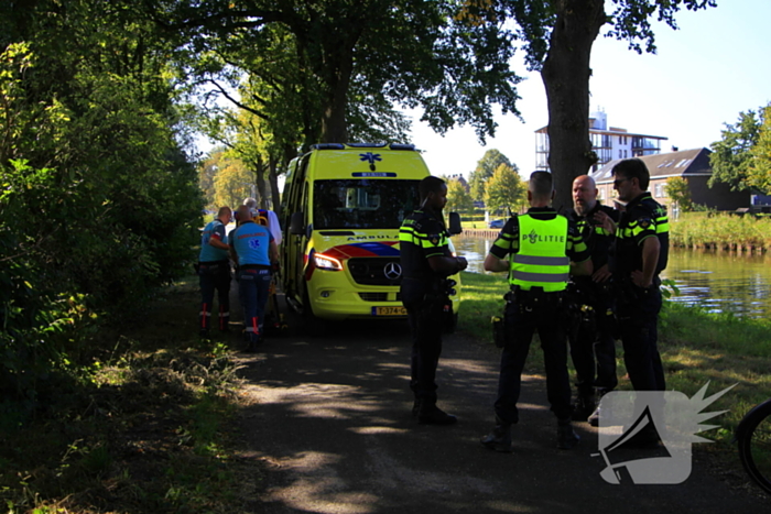 Fietser ten val bij ongeval