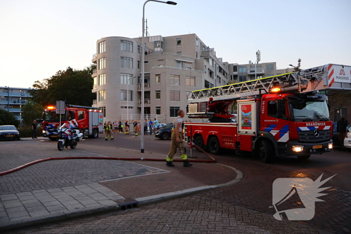 Barbecue op balkon zorgt voor inzet brandweer