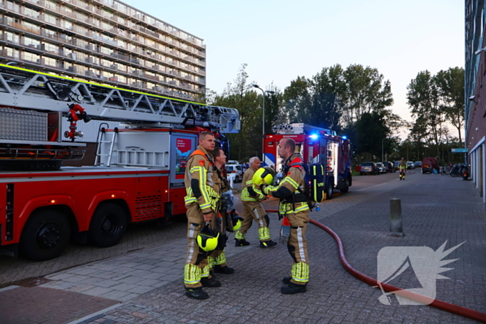 Barbecue op balkon zorgt voor inzet brandweer