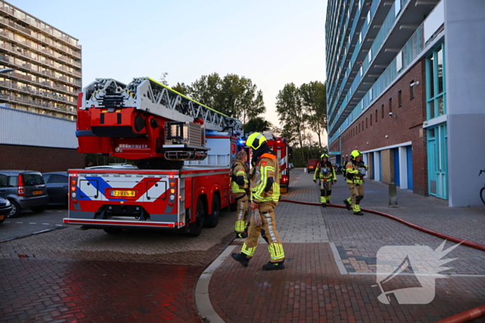 Barbecue op balkon zorgt voor inzet brandweer