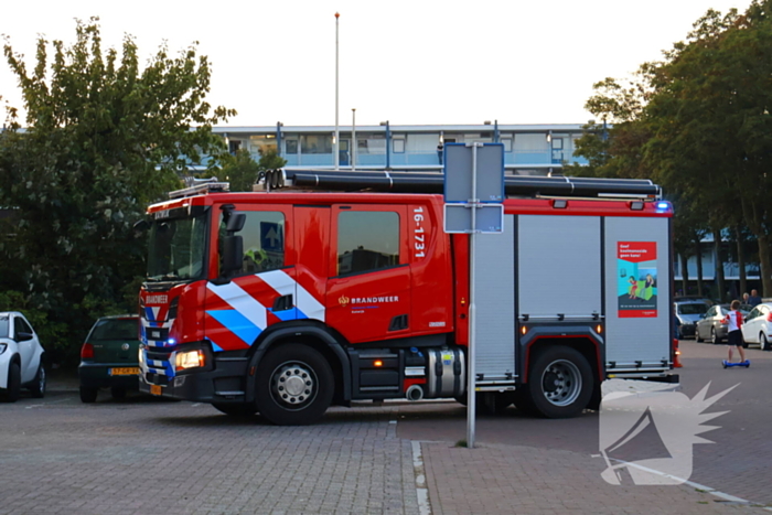 Barbecue op balkon zorgt voor inzet brandweer