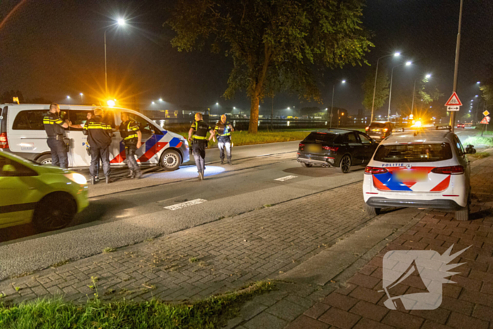 Man midden op straat aangehouden