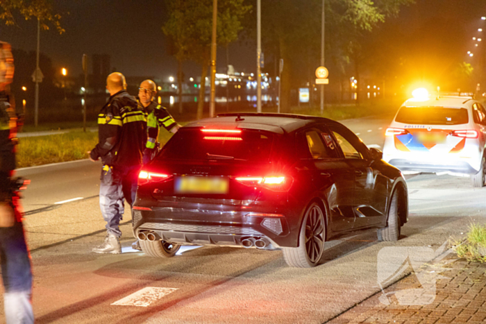 Man midden op straat aangehouden