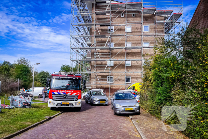 Flatwoningen ontruimd door gaslucht