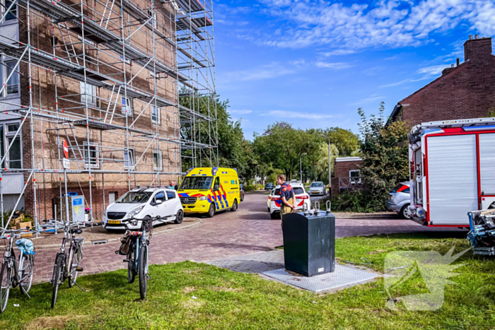 Flatwoningen ontruimd door gaslucht