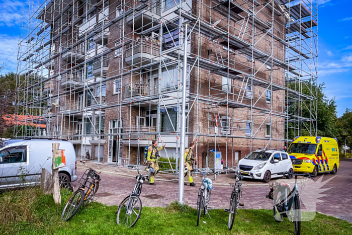 Flatwoningen ontruimd door gaslucht