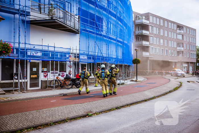 Veel rook bij brand in afhaalrestaurant