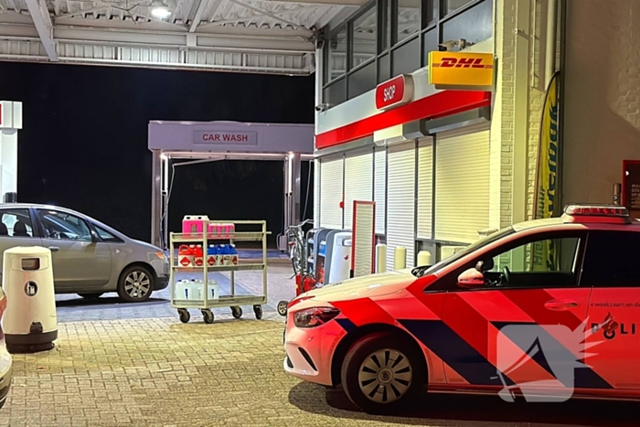 Overval op tankstation, dader vlucht weg