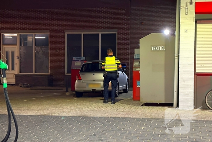 Overval op tankstation, dader vlucht weg