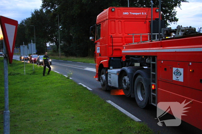 Scooterrijder gewond bij aanrijding op rotonde