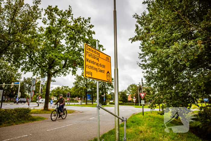 Malebrug sluit opnieuw door herstelwerkzaamheden