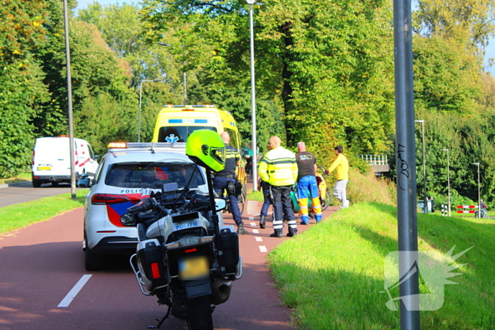 Gewonde na aanrijding tussen fietser en scooter