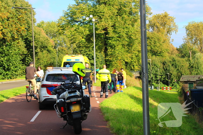 Gewonde na aanrijding tussen fietser en scooter