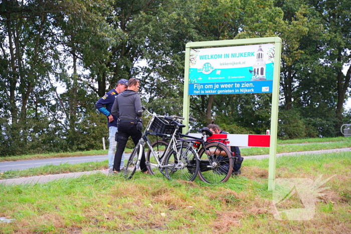 Fietser gewond bij aanrijding met auto