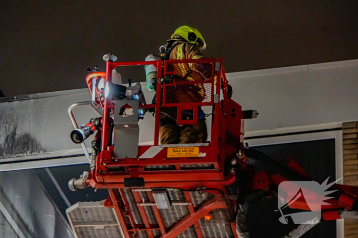 Brand op zesde verdieping van flatgebouw