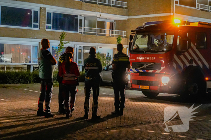 Brand op zesde verdieping van flatgebouw