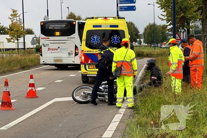 Ongeval met motorrijder zorgt voor verkeershinder