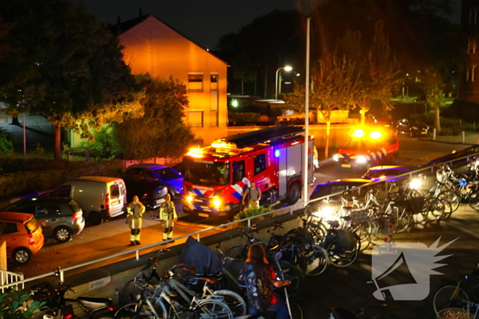 Waterschade op twee etages na lopende kraan