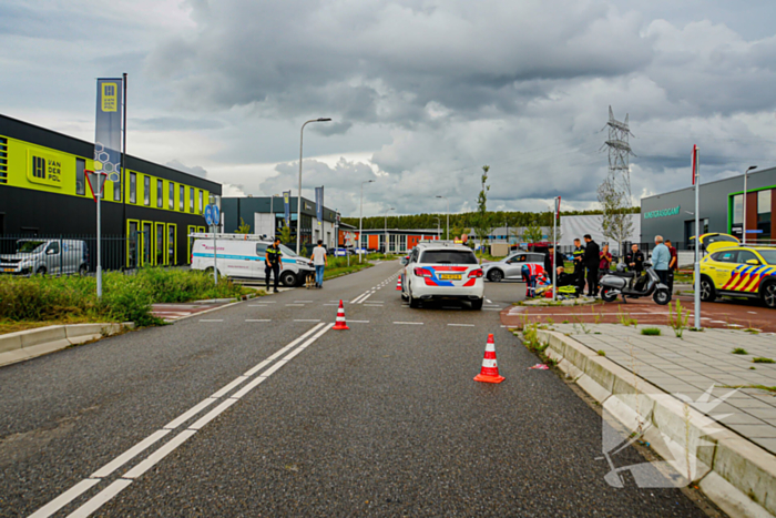 Scooterrijder gewond bij aanrijding