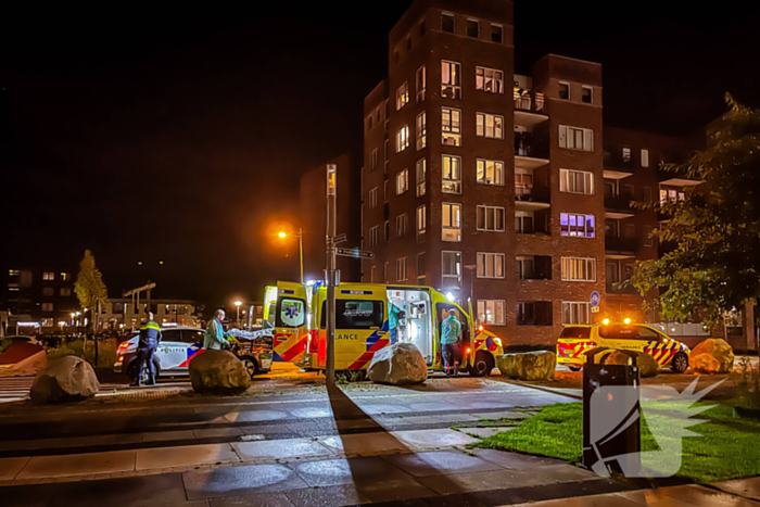 Veel hulpverleners bij appartement