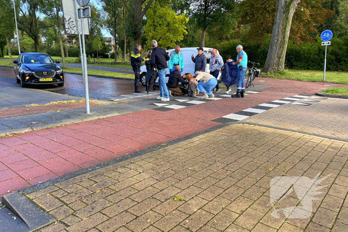 Fietser aangereden op oversteekplaats