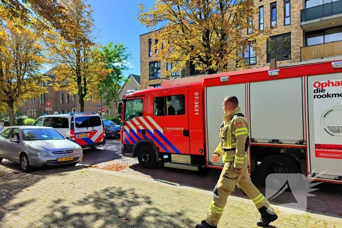 Bewoners zijn gewekt door brandalarm