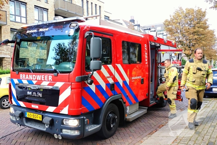 Bewoners zijn gewekt door brandalarm