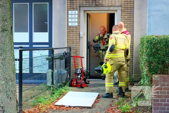 Bewoners zijn gewekt door brandalarm