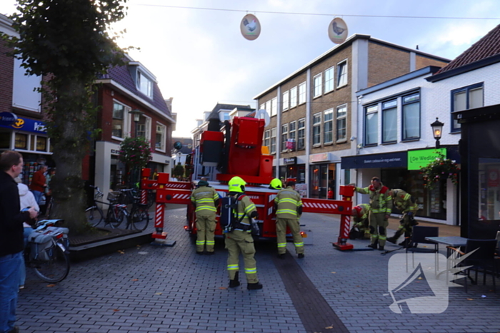 Winkel gecontroleerd na brandmelding in centrum