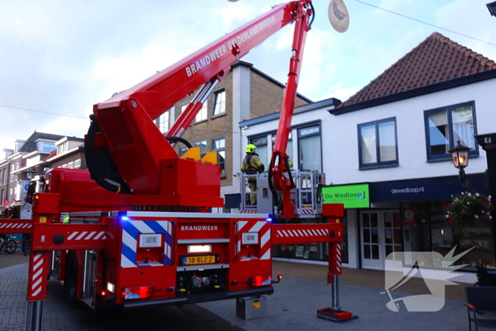 Winkel gecontroleerd na brandmelding in centrum