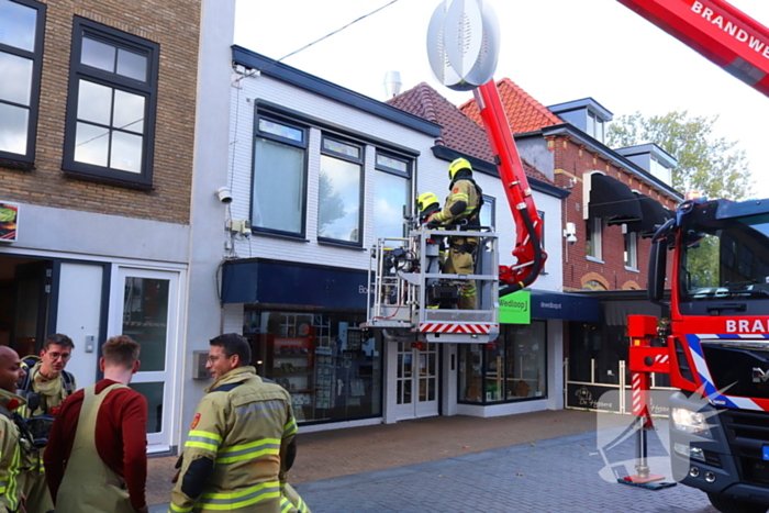 Winkel gecontroleerd na brandmelding in centrum