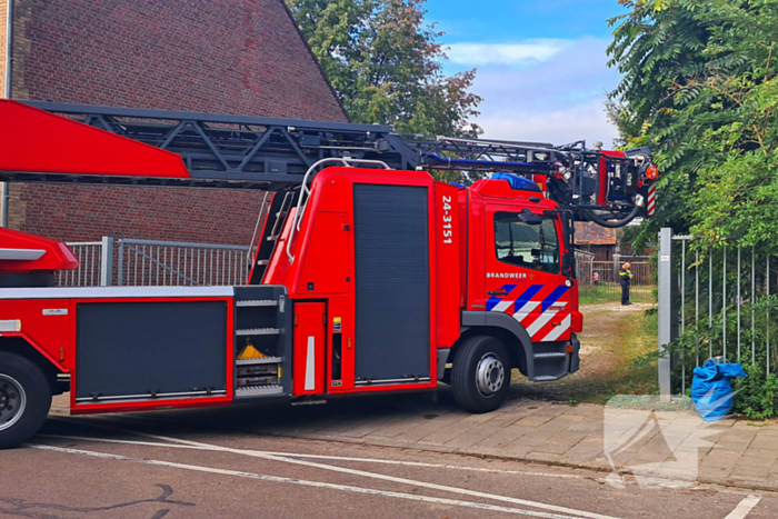 Brandweer ingezet voor grote brand in woning