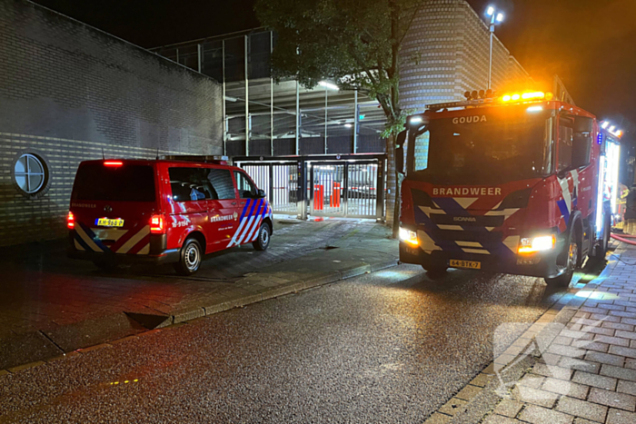 Brandweer ingezet voor brand in kelderbox