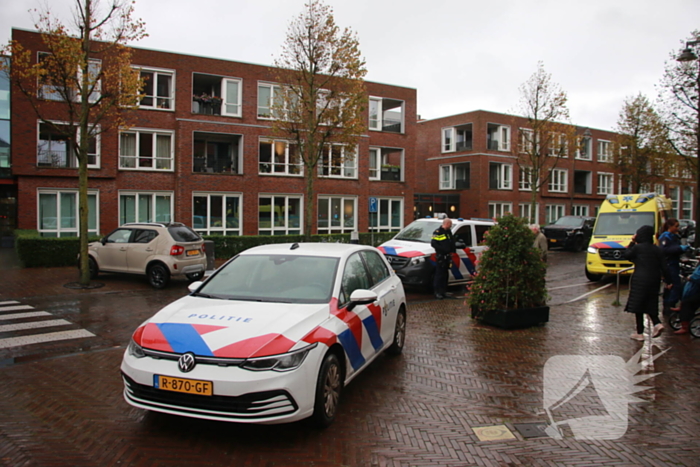 Automobilist botst tegen ondergrondse container