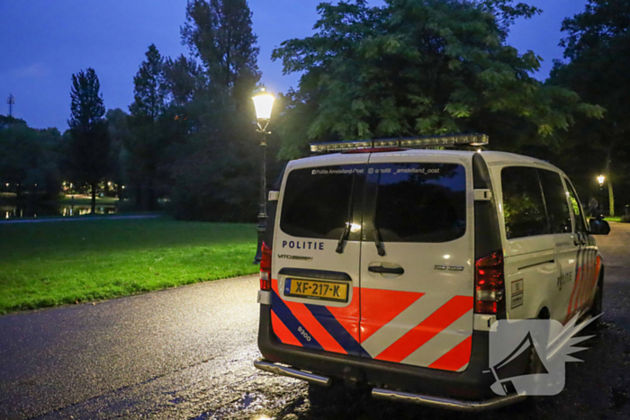 Politie treft kogelhuls aan in park