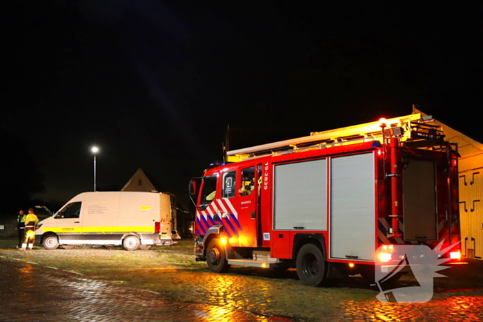 Brandweer ingezet voor gaslekkage