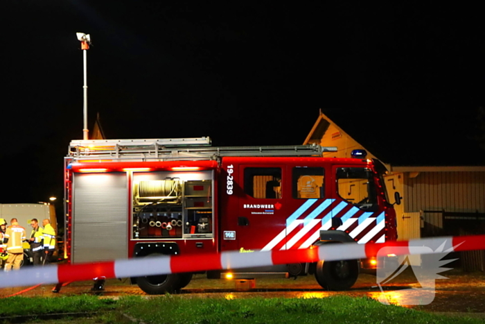 Brandweer ingezet voor gaslekkage