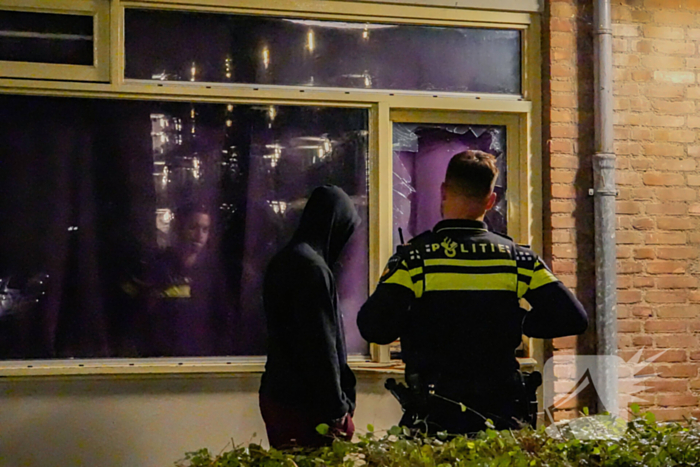 Meerdere ruiten gesprongen bij explosie