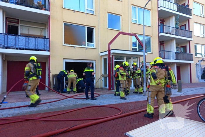 Brand in appartementencomplex