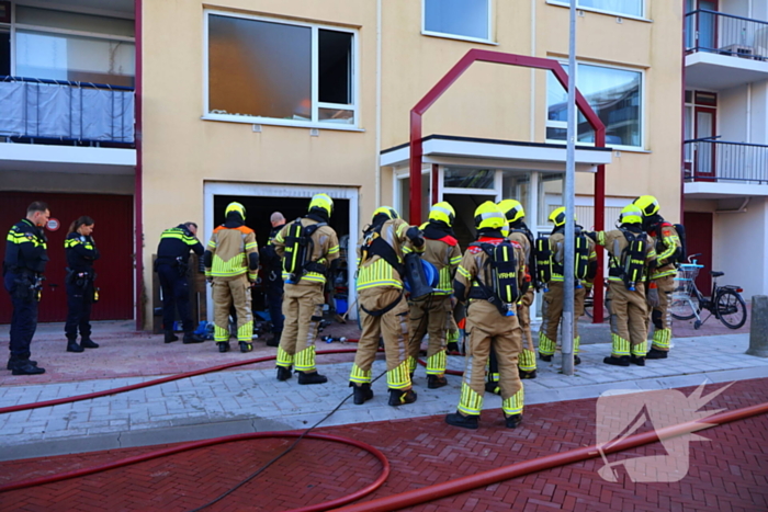 Brand in appartementencomplex