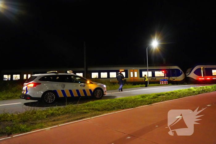 Voetganger aangereden door trein