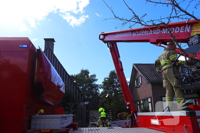 Brandweer heeft schoorsteenbrand snel onder controle