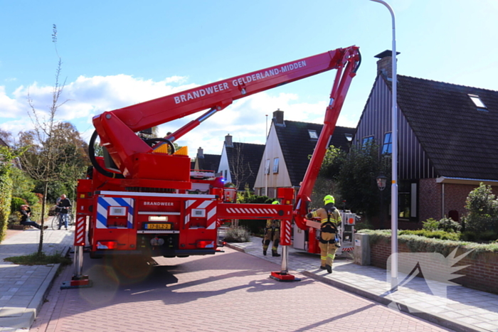 Brandweer heeft schoorsteenbrand snel onder controle