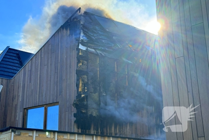 Flinke rookontwikkeling bij woningbrand