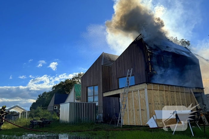 Flinke rookontwikkeling bij woningbrand