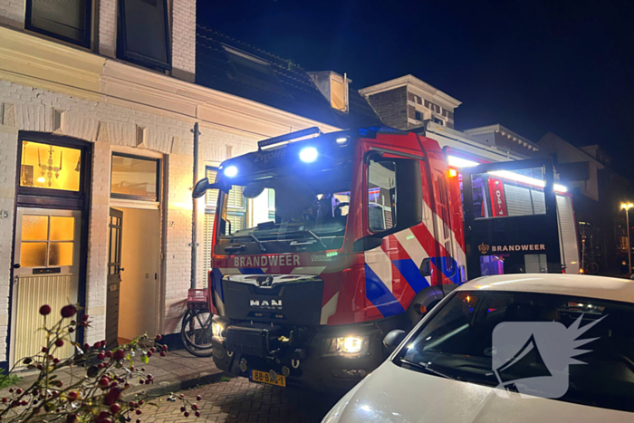 Brand in woning snel onder controle