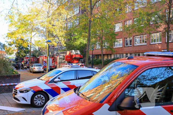 Uitslaande brand in flatwoning