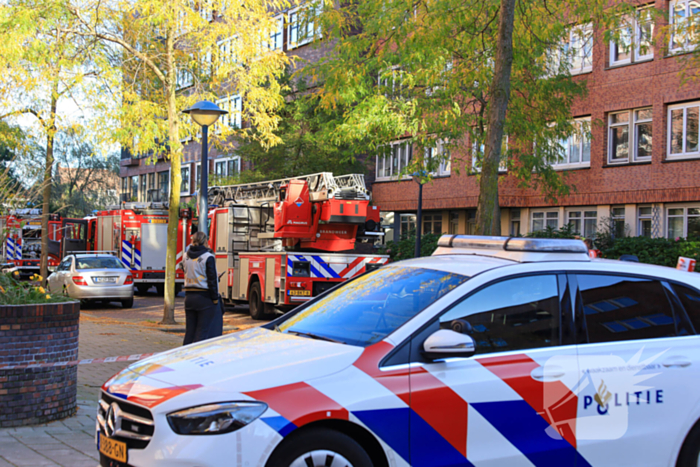 Uitslaande brand in flatwoning