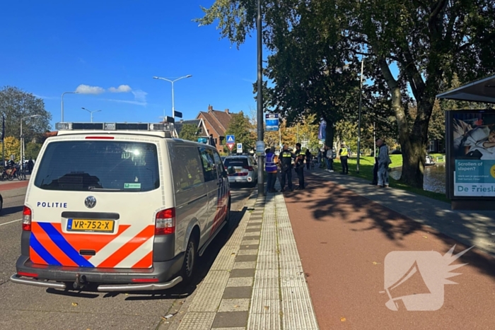 Aandacht vragende demonstranten hinderen verkeer